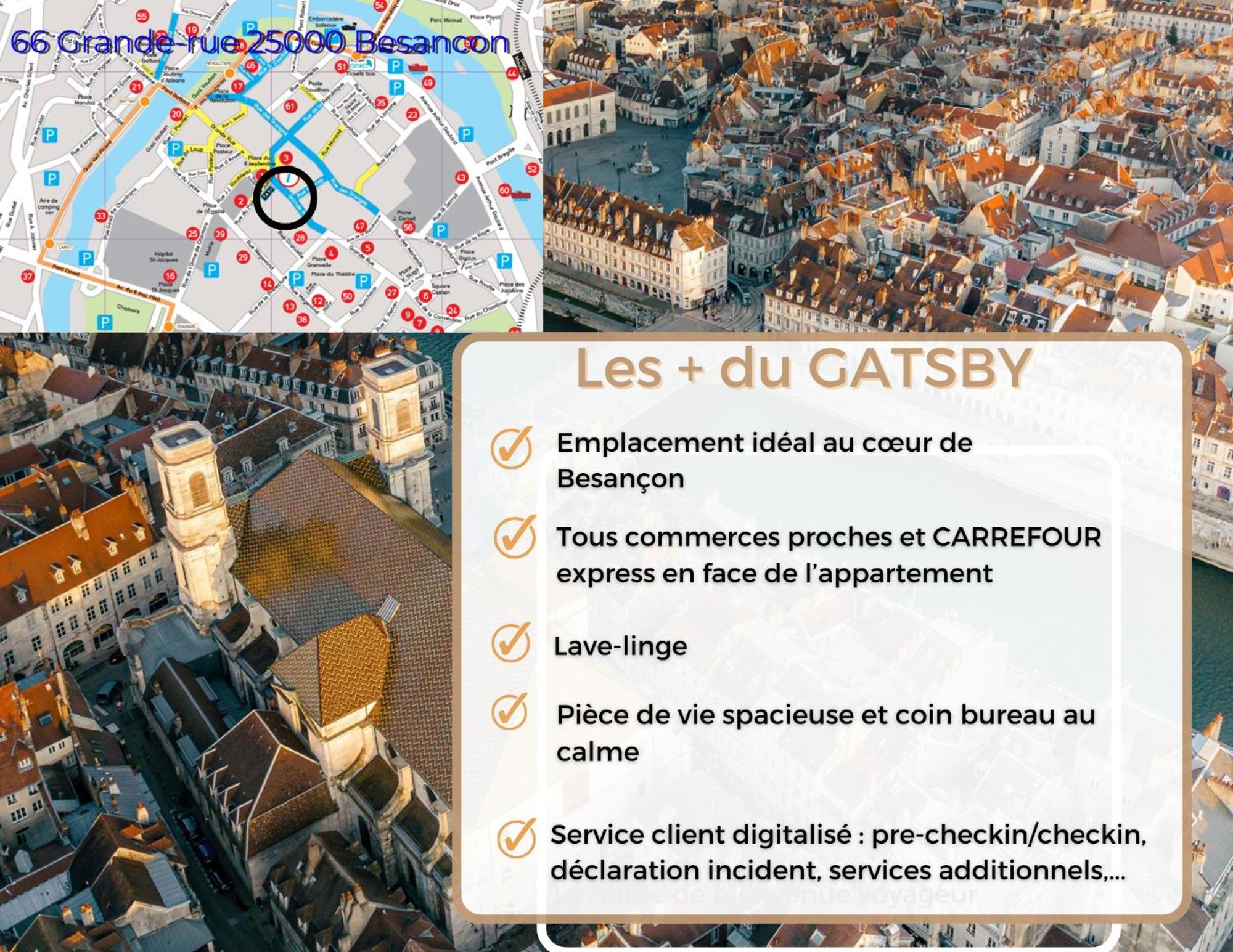 Hypercentre Calme - Le Gatsby - Coconhome 贝桑松 外观 照片